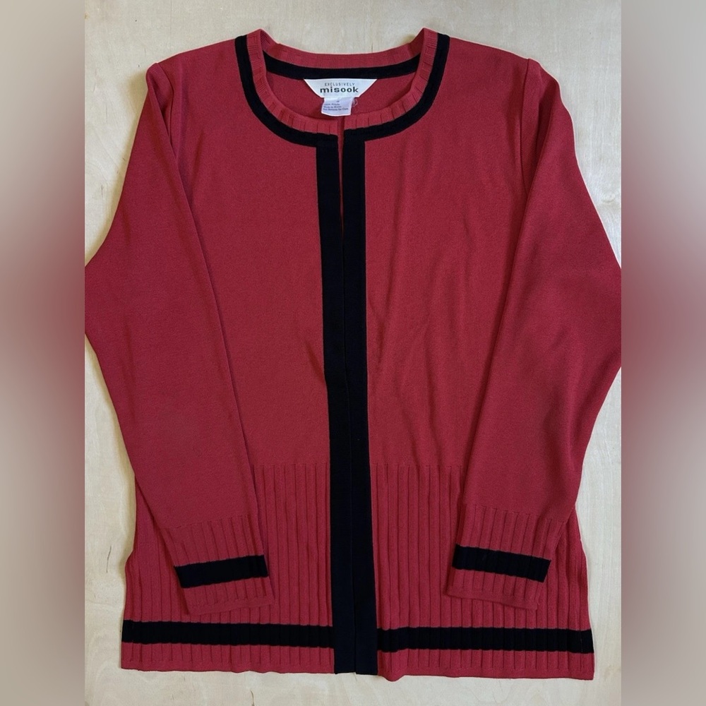 Exclusively Misook Women’s Sz Small Lot Of 2 Blazer Jacket Cardigan Open Front - Picture 11 of 16